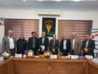 حضور علیرضا حسامی، مدیرکل امور مالی سازمان تات در مؤسسه