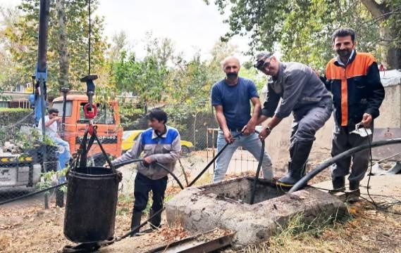 لایروبی و گندزدایی مخازن آب‌رسانی موسسه