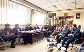 جلسه همکاری های مشترک بین موسسه، شرکت دانش بنیان گیاهان زراعی، رئیس مرکز تحقیقات سازمان اتکا و مدیرعامل قند پانیذفام