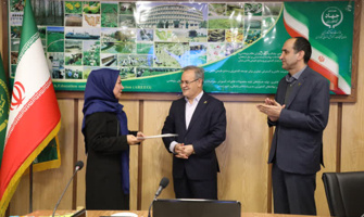 مراسم تودیع و معارفه مدیرکل دفتر توسعه فعالیت‌های کشاورزی زنان روستایی و عشایری