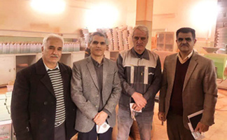 بازدید مدیریت موسسه از فعالیتها و امکانات شرکت پالیز بذر البرز