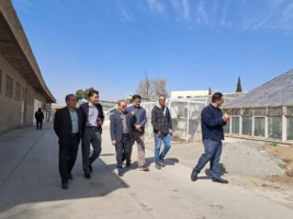 دکتر غلامرضا گل‌محمدی، از عملیات عمرانی و ساختمانی این موسسه بازدید کرد