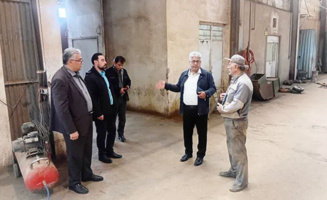 بازدید معاونت برنامه‌ریزی و پشتیبانی موسسه از اداره اصلاح و تولید بذر چغندرقند اردبیل