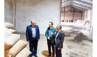 بازدید ریاست موسسه از روند خرید و تحویل بذر تجارتی چغندرقند در اداره اصلاح و تولید بذر چغندرقند اردبیل