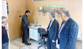 بازدید رییس موسسه از آزمایشگاه تکنولوژی و فرآوری بذر اردبیل