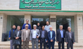 حضور علیرضا حسامی، مدیرکل امور مالی سازمان تات در مؤسسه