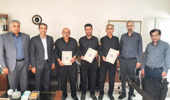 تجلیل از همکاران حفاظت فیزیکی اداره اصلاح و تولید بذر چغندرقند اردبیل