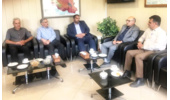 حضور و نشست صمیمی مدیرعامل و معاون فنی شرکت کشاورزی آستان قدس رضوی با مدیریت موسسه