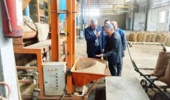 بازدید رییس موسسه از کارخانه بوجاری و فرآوری بذر اردبیل