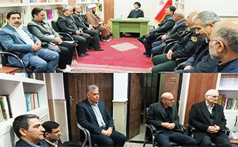 دیدار ریاست و مسئولان سازمان جهاد کشاورزی استان اردبیل با آیت الله سید حسن عاملی امام جمعه اردبیل