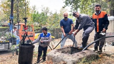 لایروبی و گندزدایی مخازن آب‌رسانی موسسه