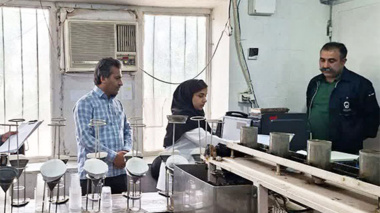 نظارت میدانی بر فرآیند عیارسنجی چغندرقند در کارخانه‌های قند خوزستان